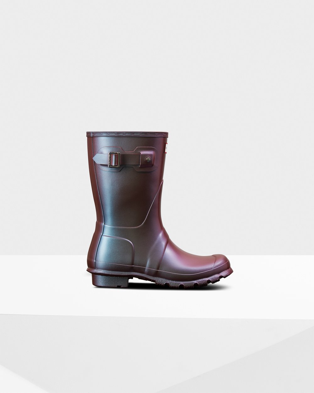 Botas de Lluvia Cortas Hunter Mujer - Original Nebula - Azules - RDIEFYH-58